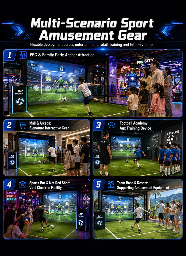 Indoor Ar Interactive Football Sport Games Simulator Kids American Football Simulator