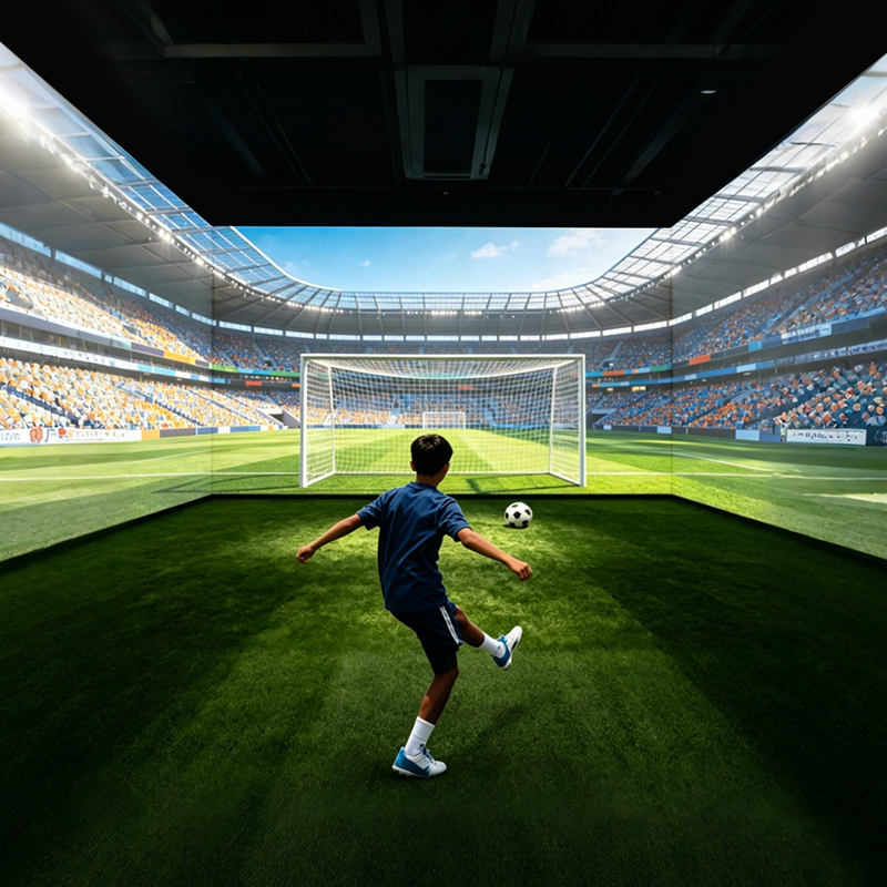 Indoor Ar Interactive Football Sport Games Simulator Kids American Football Simulator