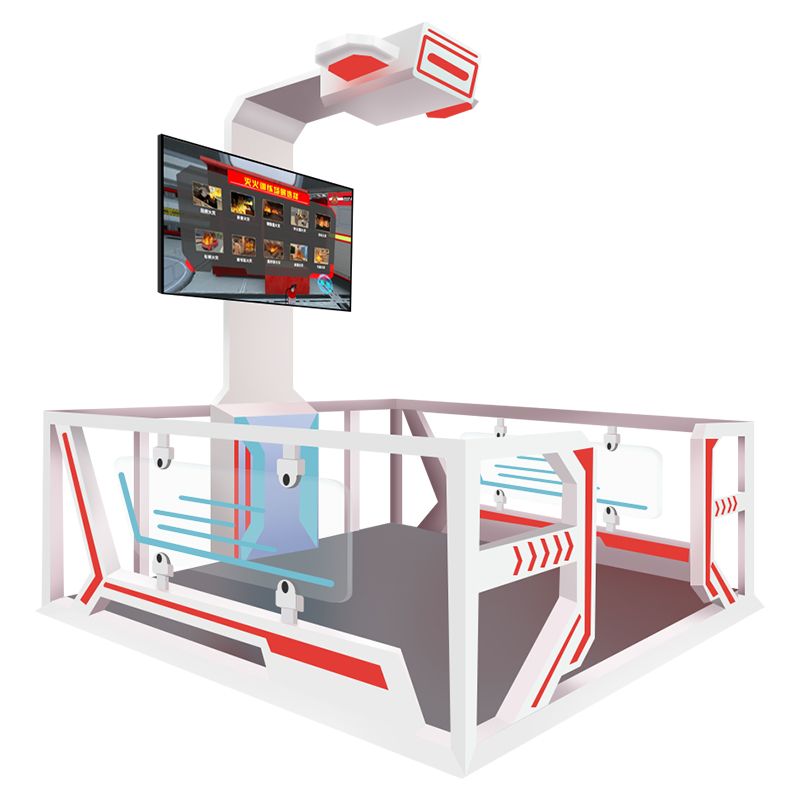 VR Construction Site Emergency Safety Education Walking Platform Dynamic Interactive Drill Hall VR Equipment for School