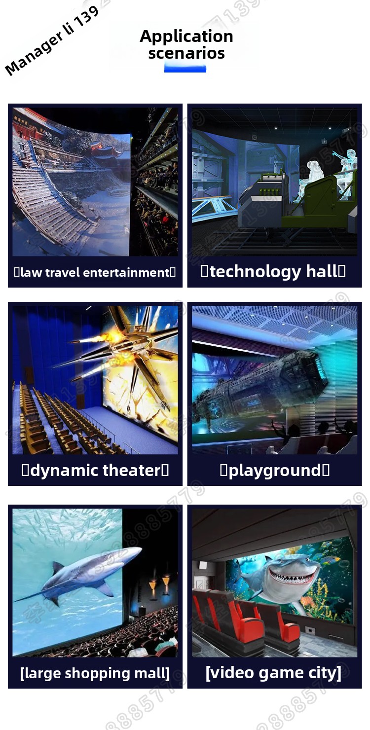 Interactive Motion Sensing 3D/5D/7D Flying Cinema Dynamic Flight Holographic Ball Screen for Home or School for Trade Shows