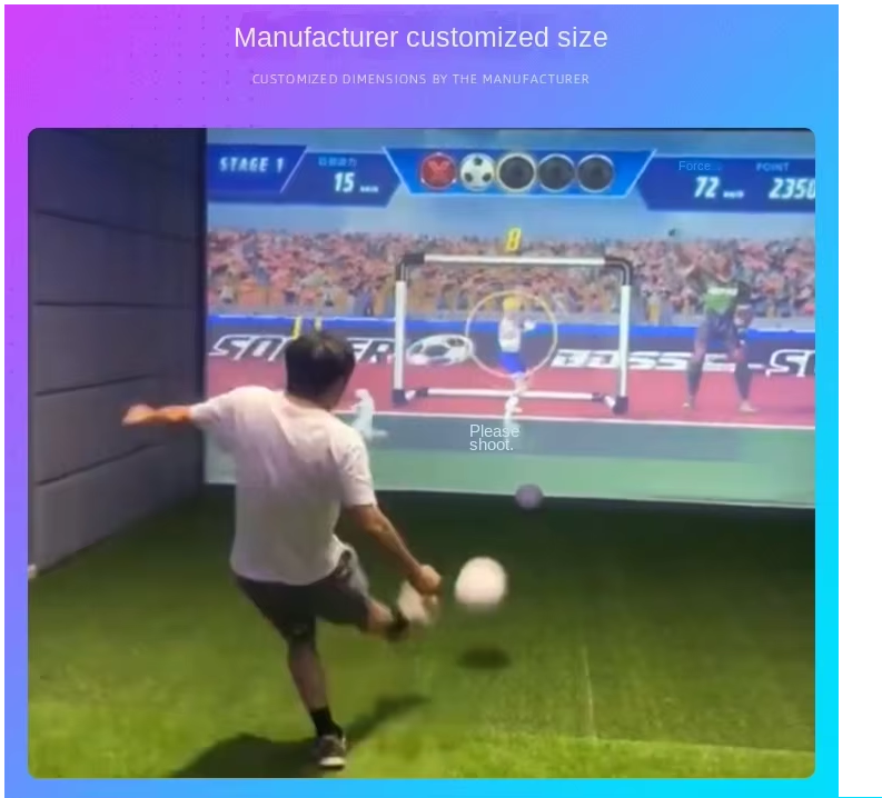 Indoor Football Shooting Simulator Interactive Football Simulator
