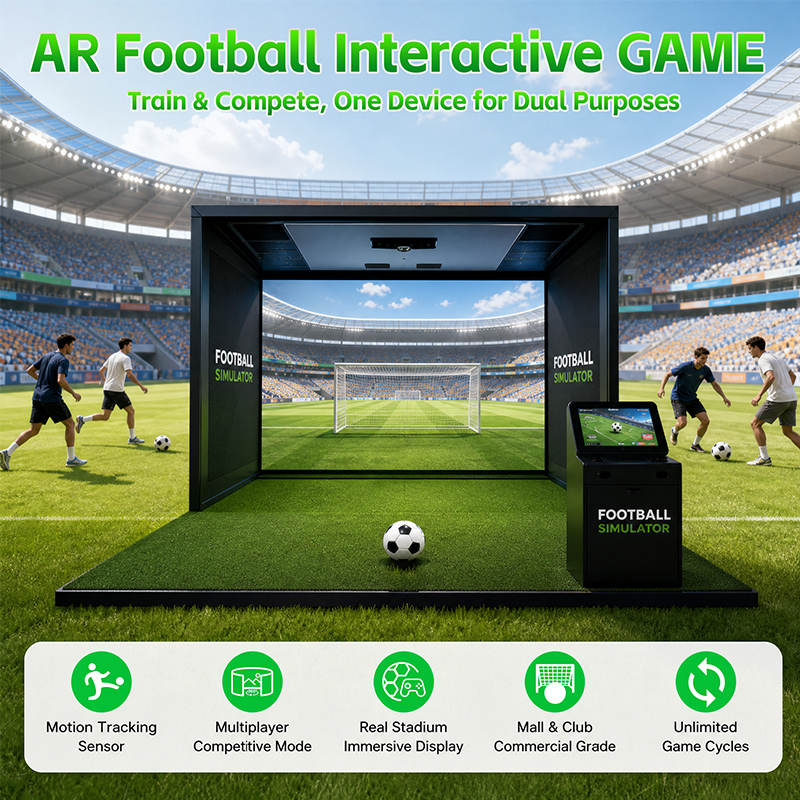 Indoor Ar Interactive Football Sport Games Simulator Kids American Football Simulator