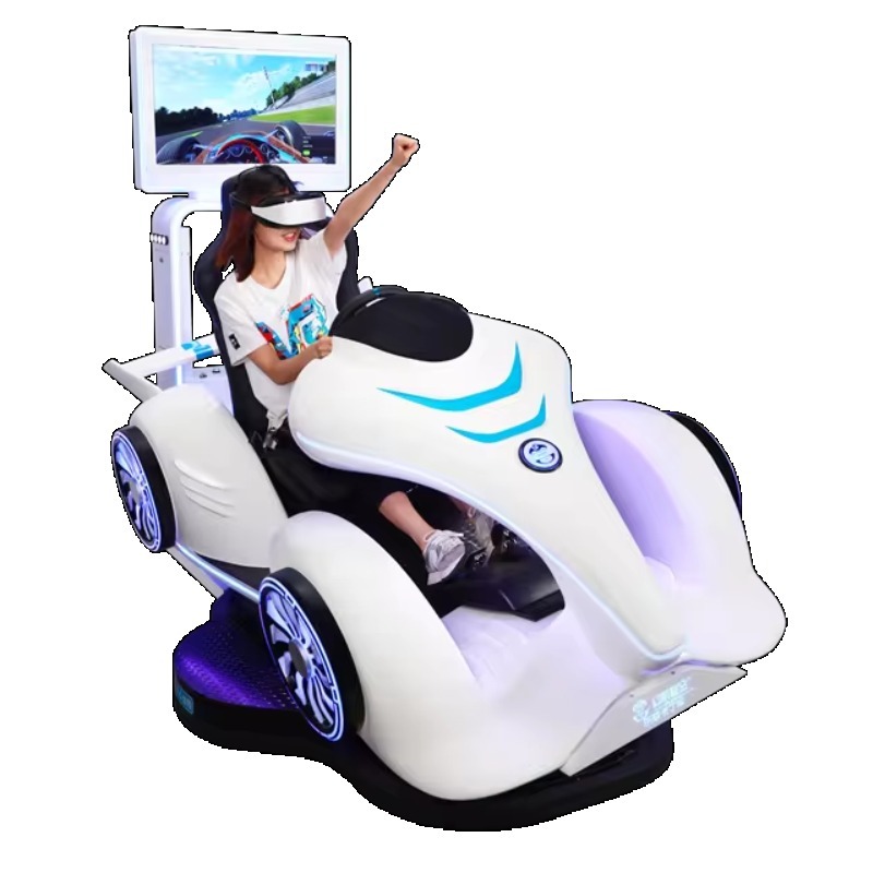 9D VR Indoor Amusement Park F1 Racing Car Simulator Ride Mario Kart Virtual Reality Metal Car Karting Shopping Mall Gaming