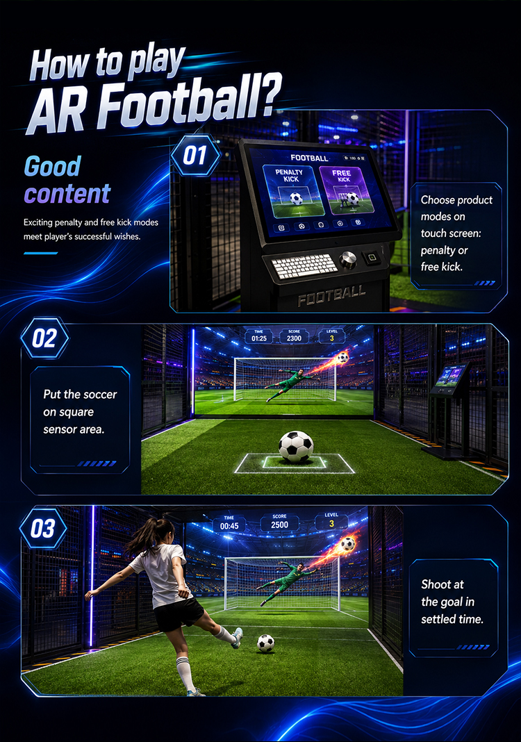Indoor Ar Interactive Football Sport Games Simulator Kids American Football Simulator