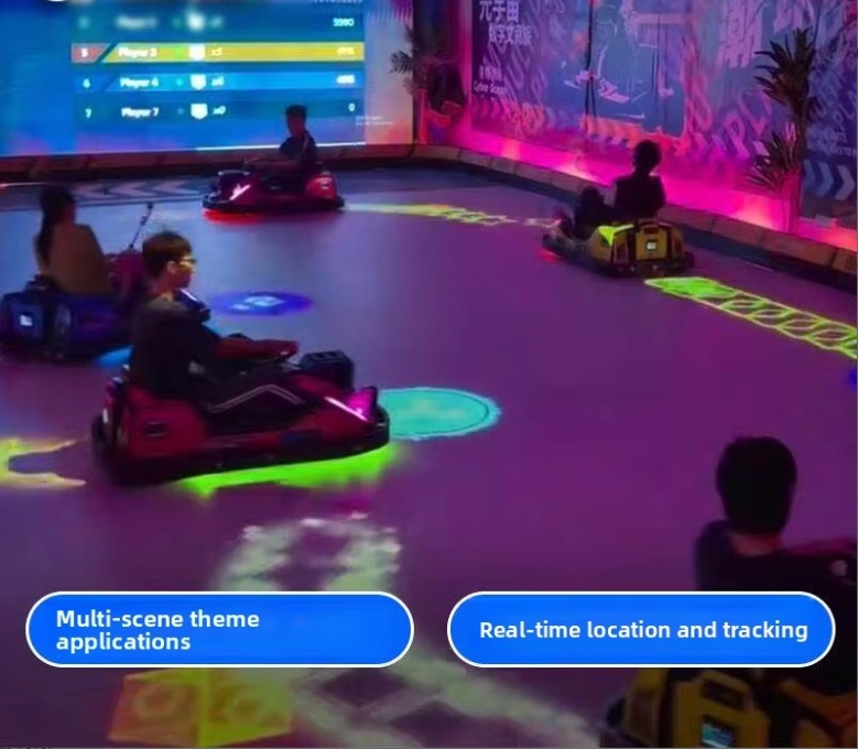 Longcheng Light and Shadow VR Kart Projection Interactive Snake Mario Immersive AR Holographic Migration Bumper Car