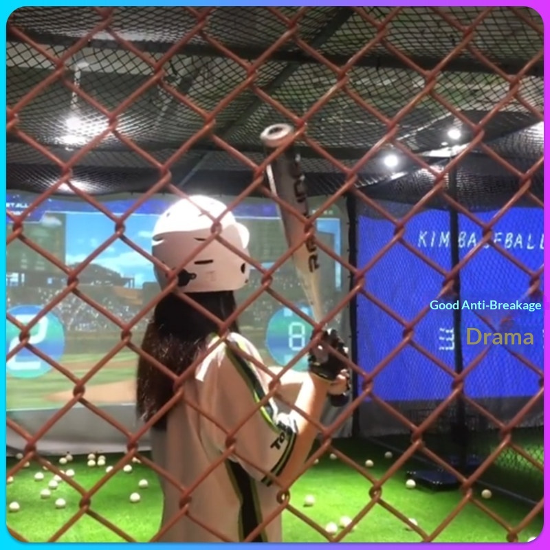Indoor Interactive Baseball Experience Digital Device Simulation Baseball Batting Cage Projection Trendy Game