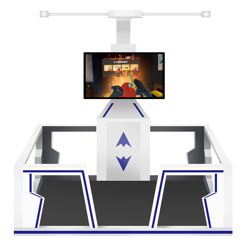 VR Interactive Training Experience Center Equipment Metal Firefighting Simulation Emergency Safety Education for Construction