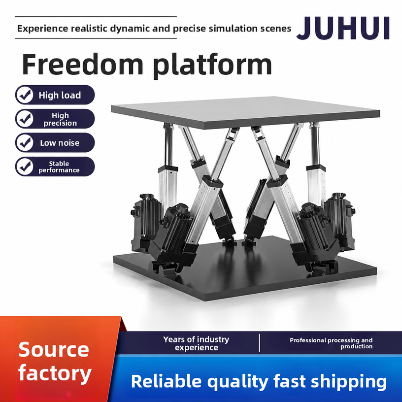 Manufacturer's Indoor 6 Degrees Freedom Motion Platform Swing Test Bench Metal Material for Home Use Vr Equipment Shopping Malls