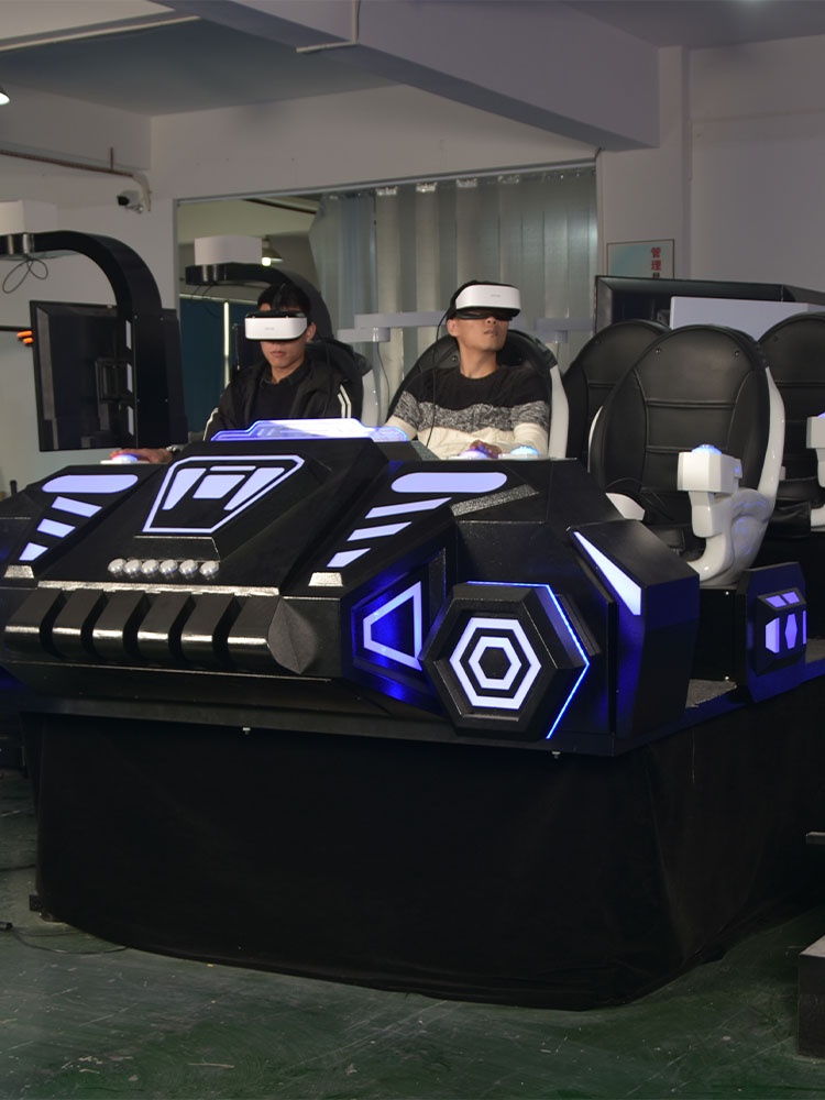 6 Person Dark War Chariot 9D VR Cinema