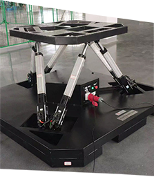 Indoor 6 degrees of freedom motion simulator platform