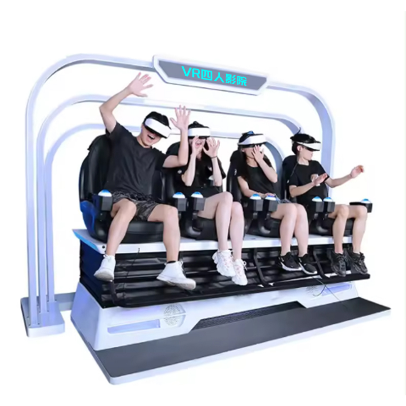 All-In-One 9D Theater VR Game Console Somatosensory Virtual Reality Vr Equipment Double Simulation Experience Metal Indoor Large