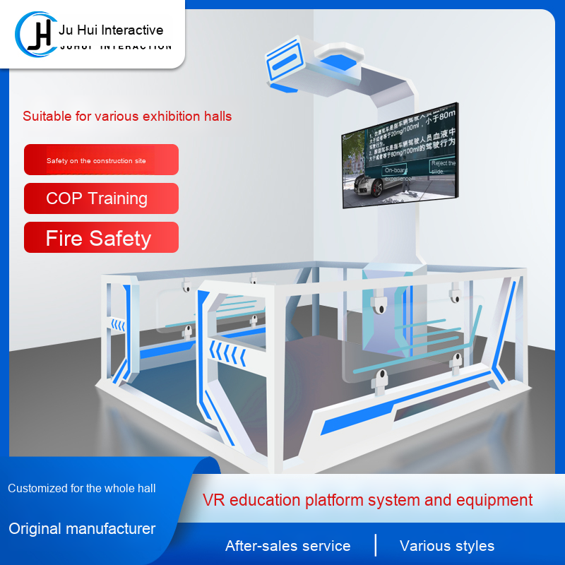 VR Interactive Training Experience Center Equipment Metal Firefighting Simulation Emergency Safety Education for Construction