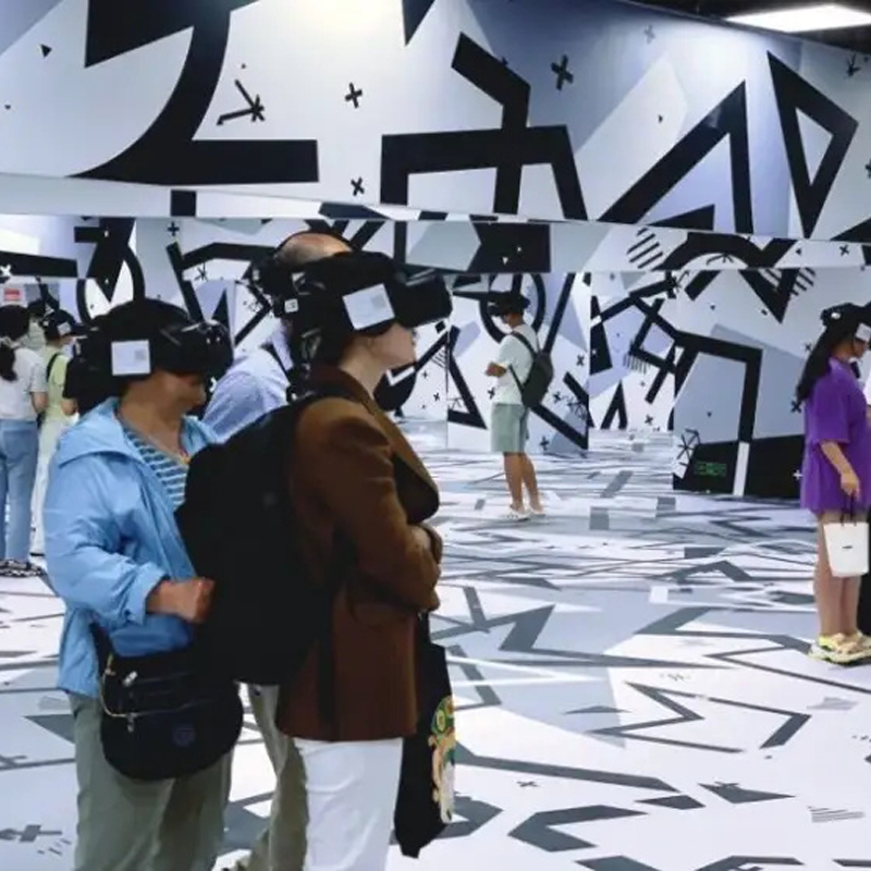 Large VR Equipment Free Simulation Game Indoor Interactive Battle Metal Walking Home Multiplayer Competitive Cooperation Online