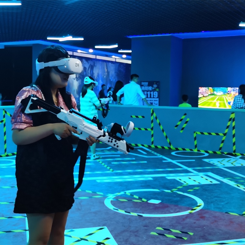Large VR Equipment Free Simulation Game Indoor Interactive Battle Metal Walking Home Multiplayer Competitive Cooperation Online