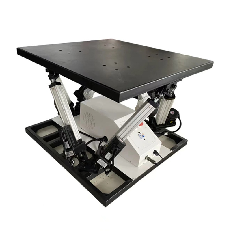 Manufacturer's Indoor 6 Degrees Freedom Motion Platform Swing Test Bench Metal Material for Home Use Vr Equipment Shopping Malls
