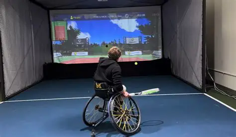 Digital Sports Ar Indoor Tennis Simulator Machine Projector Interactive Tennis-simulator Competitive Tennis Sports