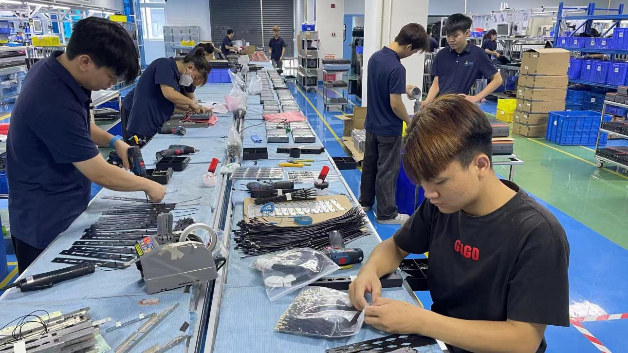 Assembly line 1 of UPT Machinery factory