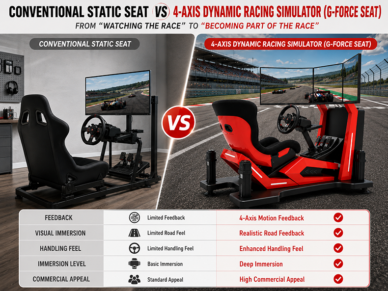 F1 Simulator Three-Screen View