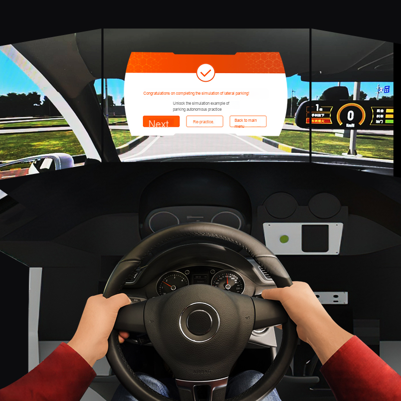 VR Car Driving Simulator Virtual Training System for Driving School & Home Shopping Mall Suitable Test Subject 2 & 3 Equipment