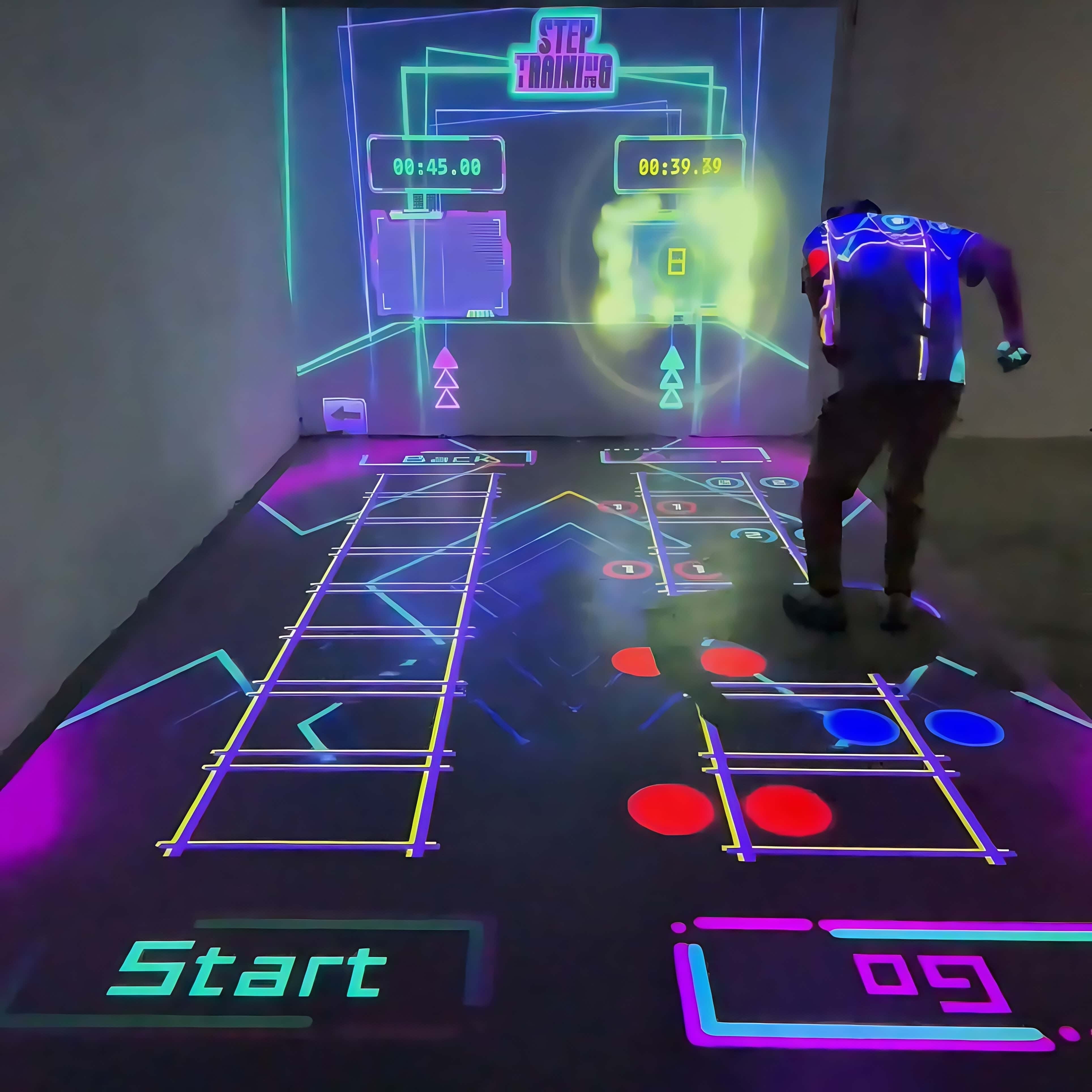 Children's Educational Dream Chaser Series Glass Laser Light Source Interactive Holographic Wall Projection Game
