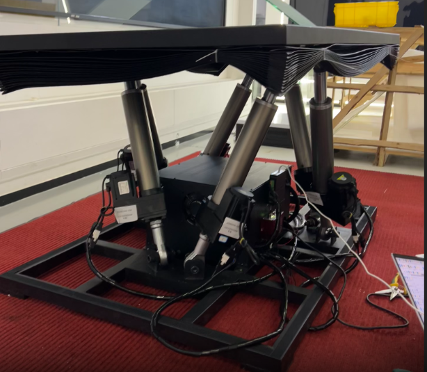 Manufacturer's Indoor 6 Degrees Freedom Motion Platform Swing Test Bench Metal Material for Home Use Vr Equipment Shopping Malls