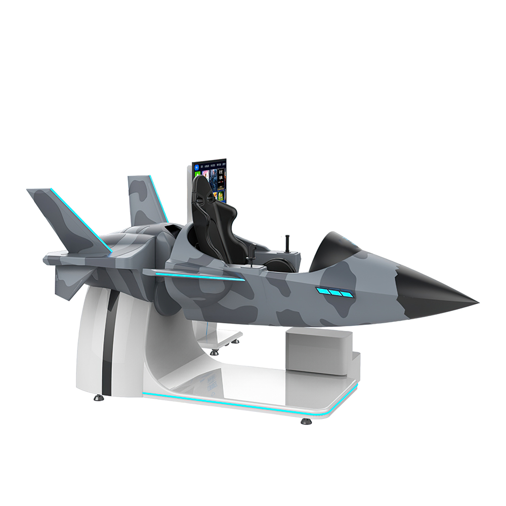 9D VR Racing Simulator Flying Cinema VR Gaming Console PS5 Metal Jet Fight Flying Simulator Indoor Adventure Park Vr Game