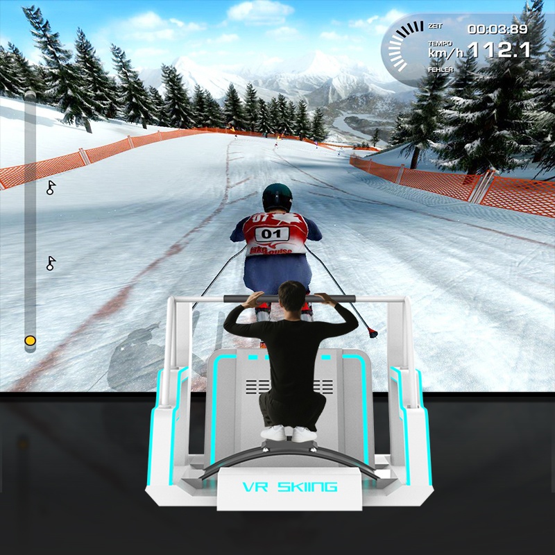 Large 9D VR Ski Machine All-in-One Indoor Interactive Virtual Reality Arcade Somatosensory Simulation Game VR Equipment