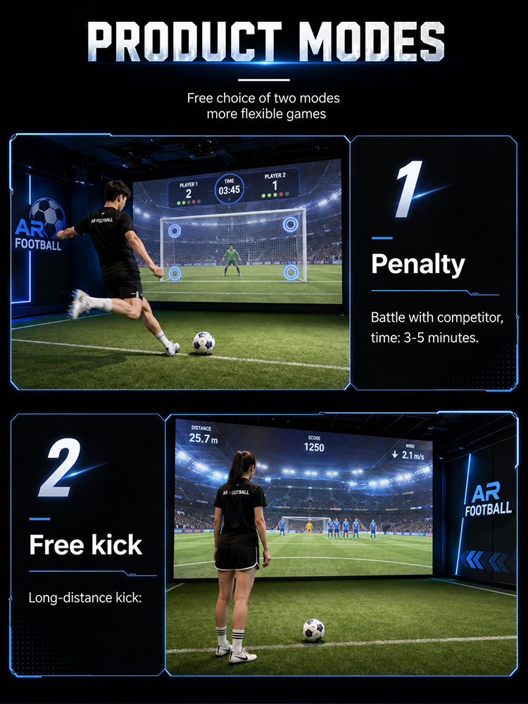 Indoor Ar Interactive Football Sport Games Simulator Kids American Football Simulator
