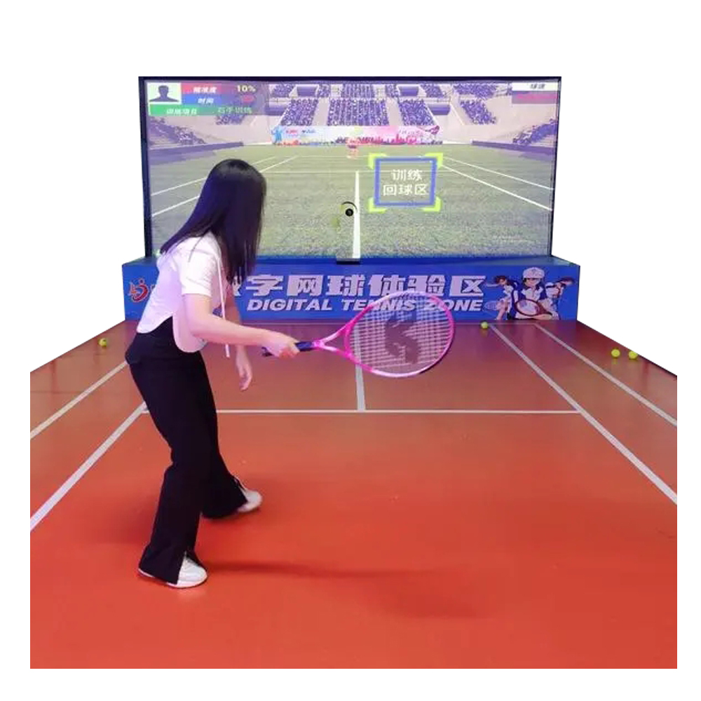 Alibaba Indoor Paddle Tennis Simulator Trainer Steel Home School Shopping Mall Showcase for Educational Occasions