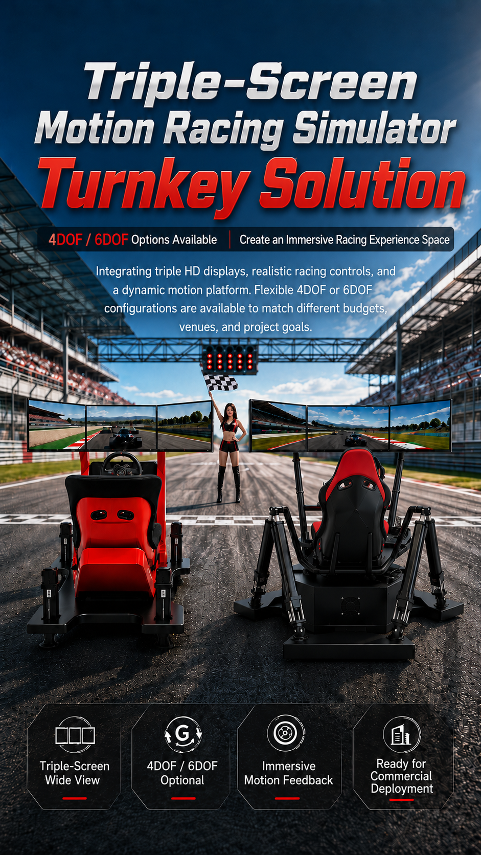 3D Virtual Reality VR Racing Simulator Six-Axis Dynamic Traffic 360-Degree Vr Equipment Playground Indoor Home Shopping Mall