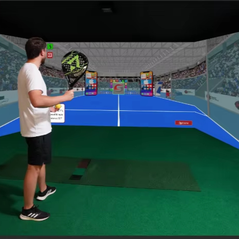 Interactive Indoor Padel and Tennis Simulator