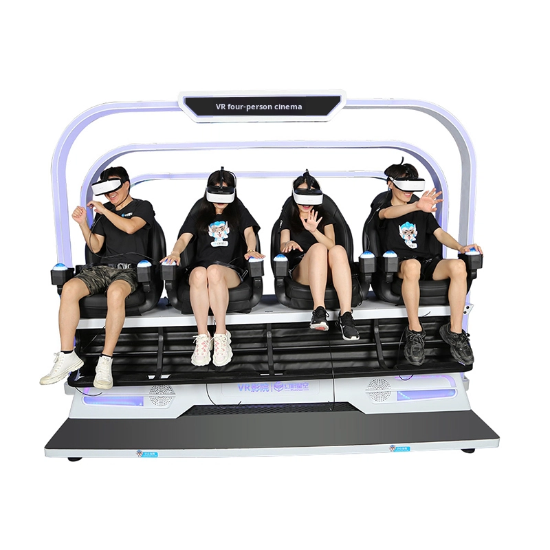 All-In-One 9D Theater VR Game Console Somatosensory Virtual Reality Vr Equipment Double Simulation Experience Metal Indoor Large