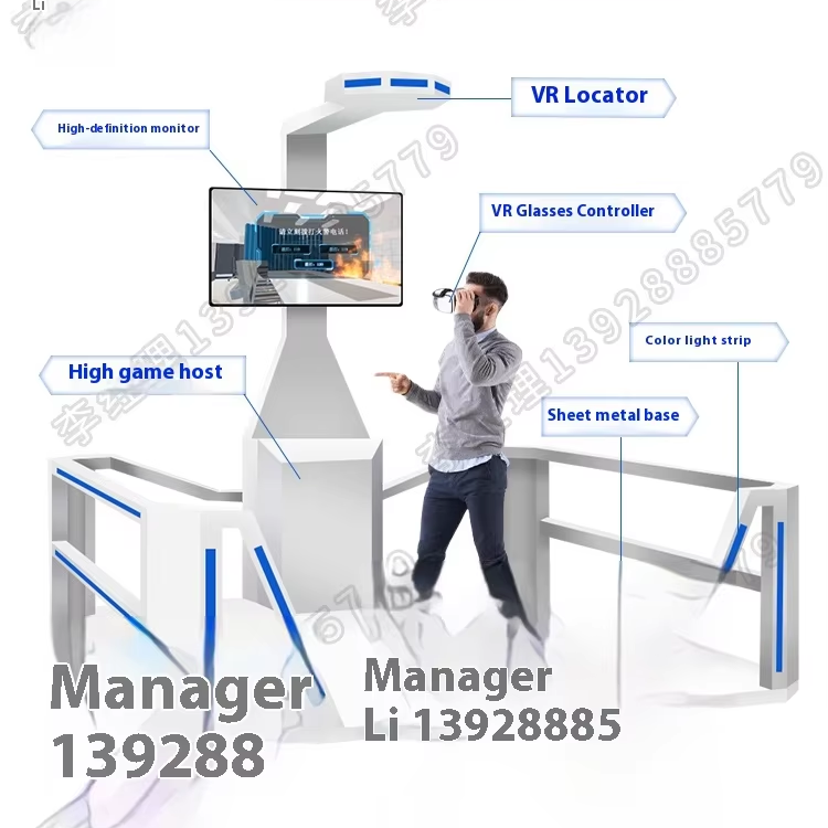 VR Construction Site Emergency Safety Education  Dynamic Interactive Drill Hall VR Equipment Vr Games Walking Platform