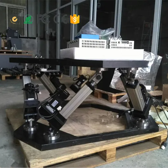 6-Dof Indoor Metal Platform with Six Angle Movements for Various Training Simulators Vr Equipment for Home or Shopping Mall Use