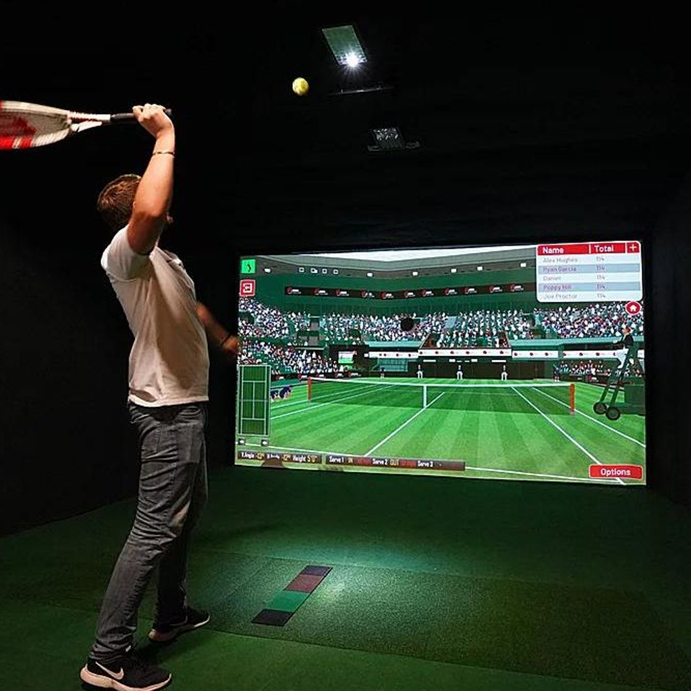 AR Interactive Indoor Football & Tennis Simulator Wall